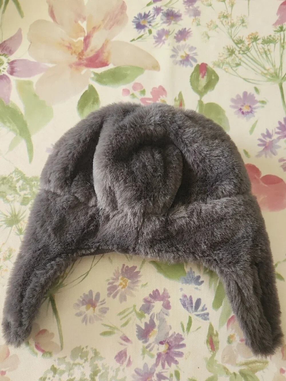 Adorable Plush Penguin Earflap Hat - Charcoal Gray with White Face